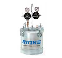 BINKS PT II A.S.M.E. Code Pressure Tank - Double