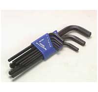 Hex Plus Metric Ball End Multi-Angle Allen Hex Key Set - 9-Pc