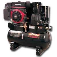 13 HP OHV Vanguard, 30 Gallon, 2 Stage, 24.0 CFM Gasoline Powere