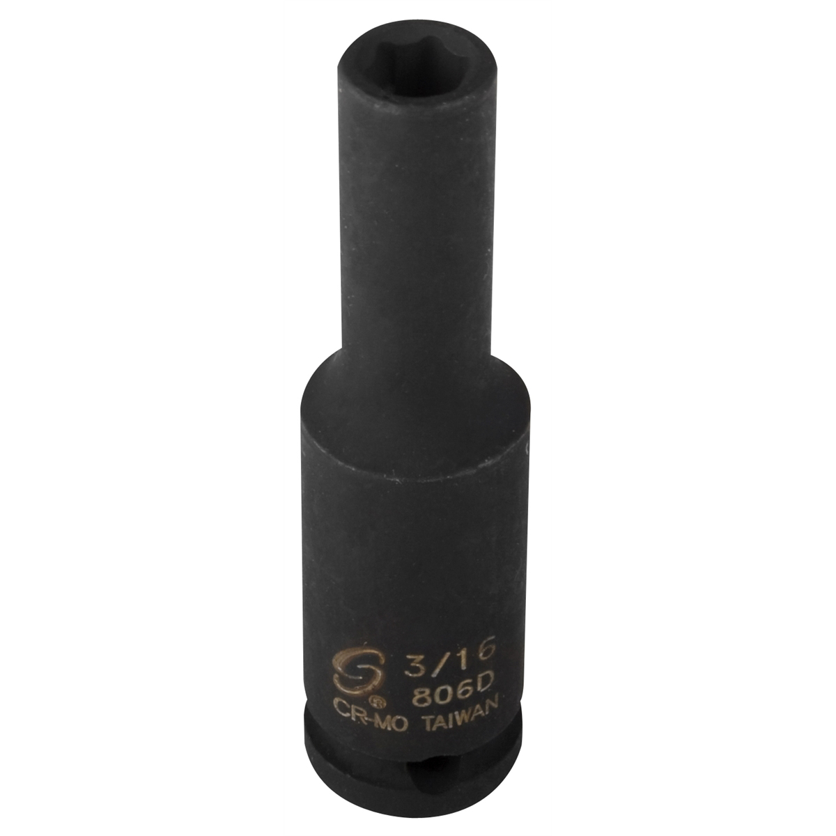 1/4 Inch Drive 6 Pt Fractional SAE Deep Impact Socket 3/16 Inch
