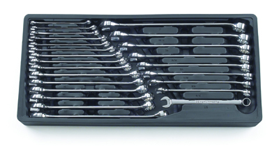 SAE/Metric Long Pattern Combination Non-Ratcheting Wrench Set -