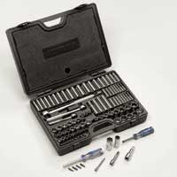 1/4 In, 3/8 In & 1/2 In Dr Socket Set - 105-Pc
