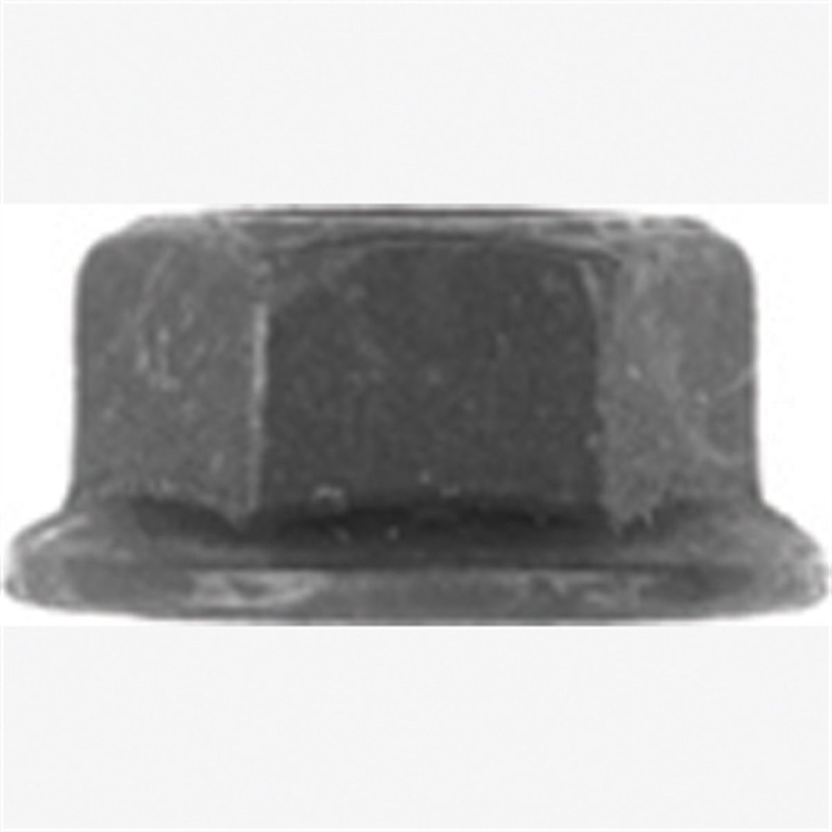 Met Hex Flange Nut Blk 11.8mm