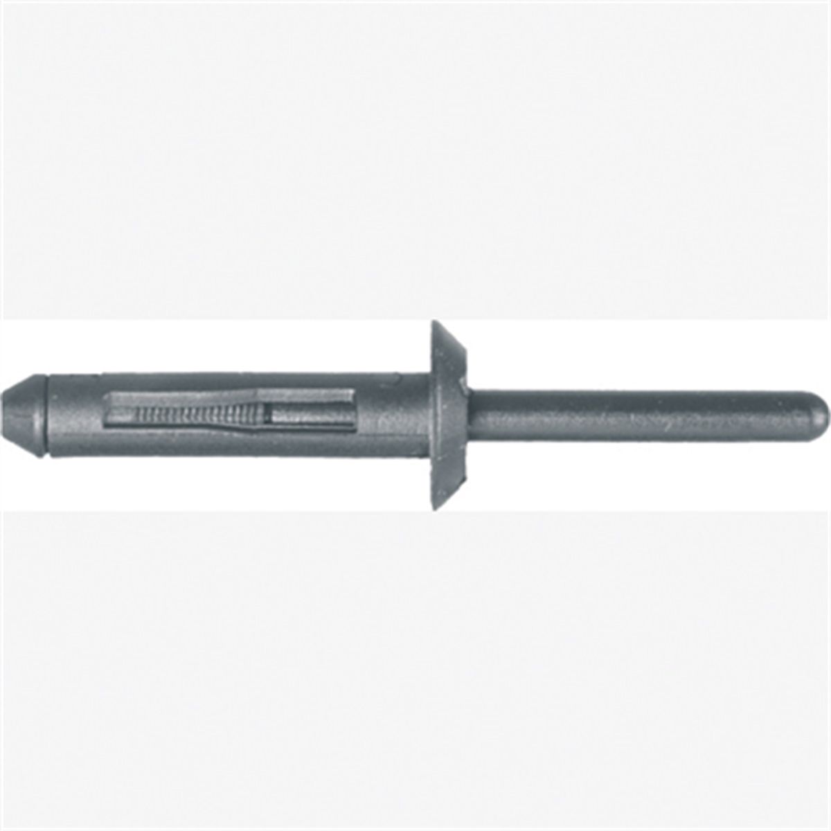 Blk Nyl Blind Rivets GM