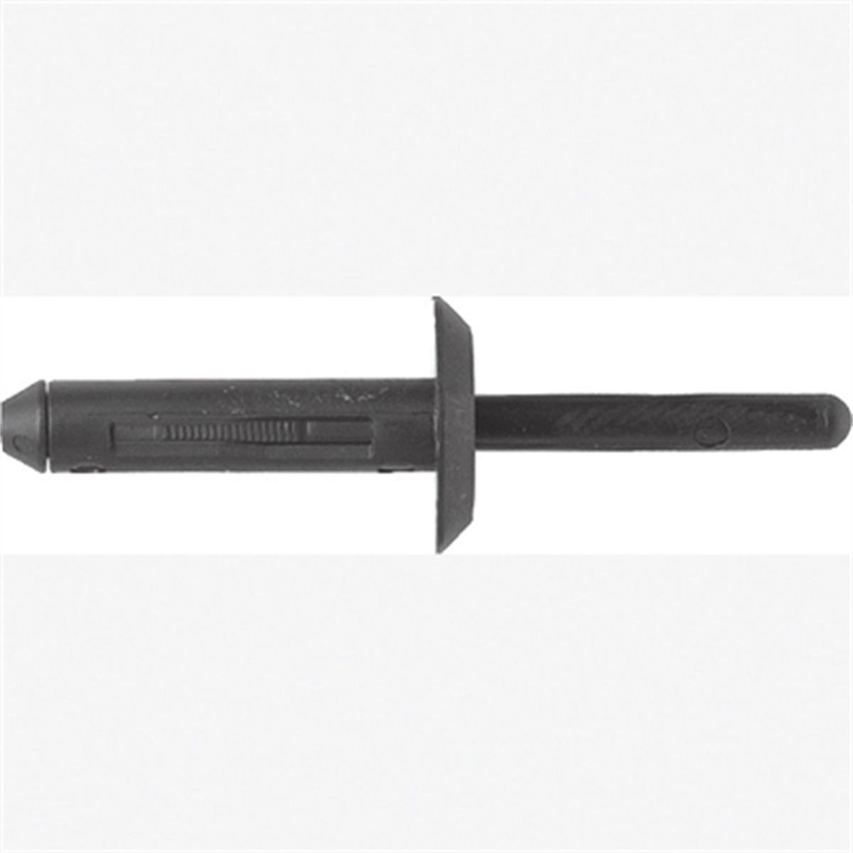 Blk Nyl Blind Rivets GM 10 Pc