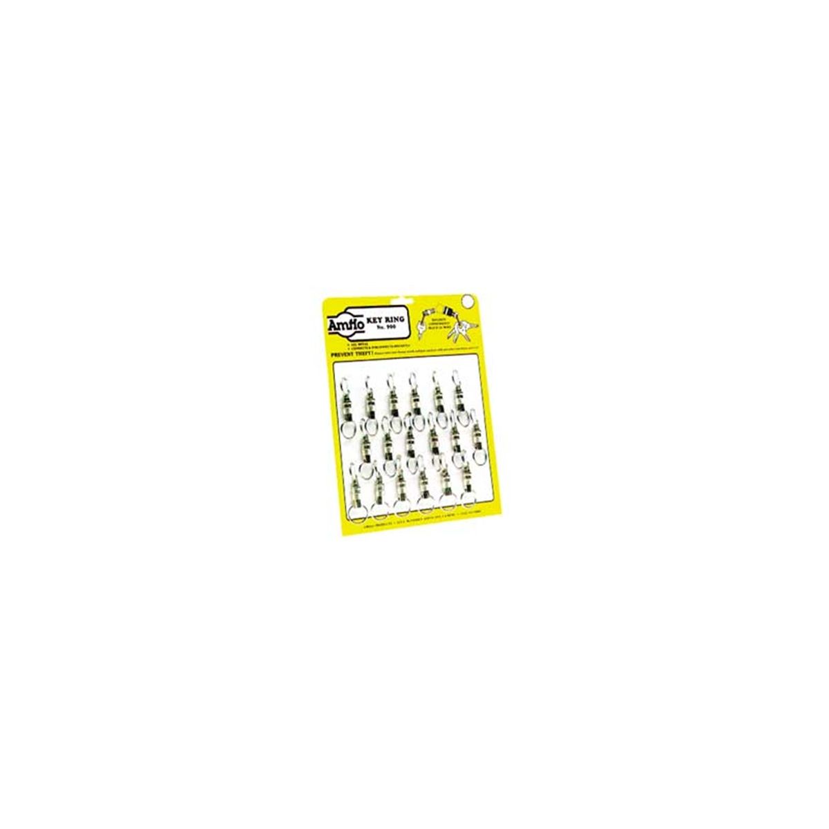 Coupler & Plug Key Rings - Counter Card