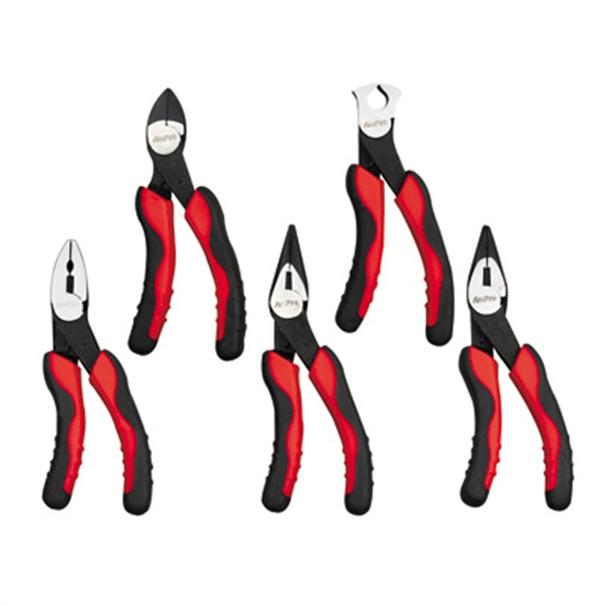 5pc Arched Hnd Mini Pliers Set