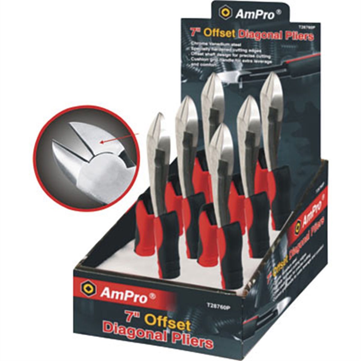 7" Offset Diagonal Pliers