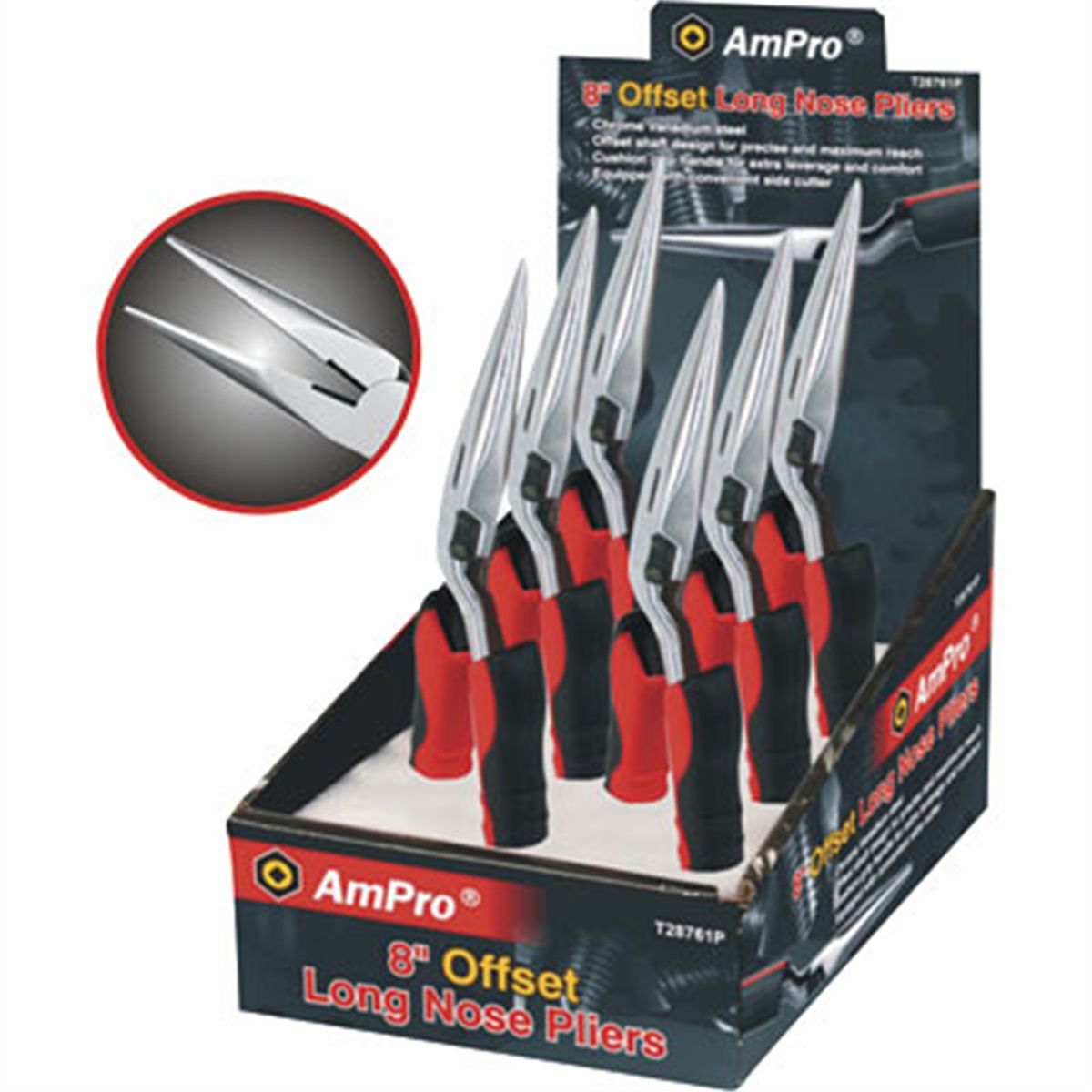 8" Offset Long Nose Pliers