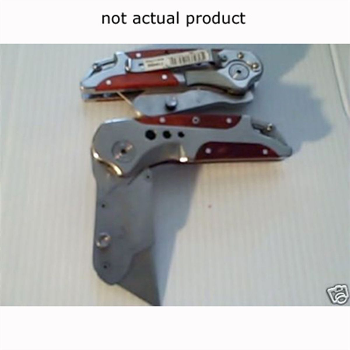 2-1 Fold Utilty Knife-Wood Hnd