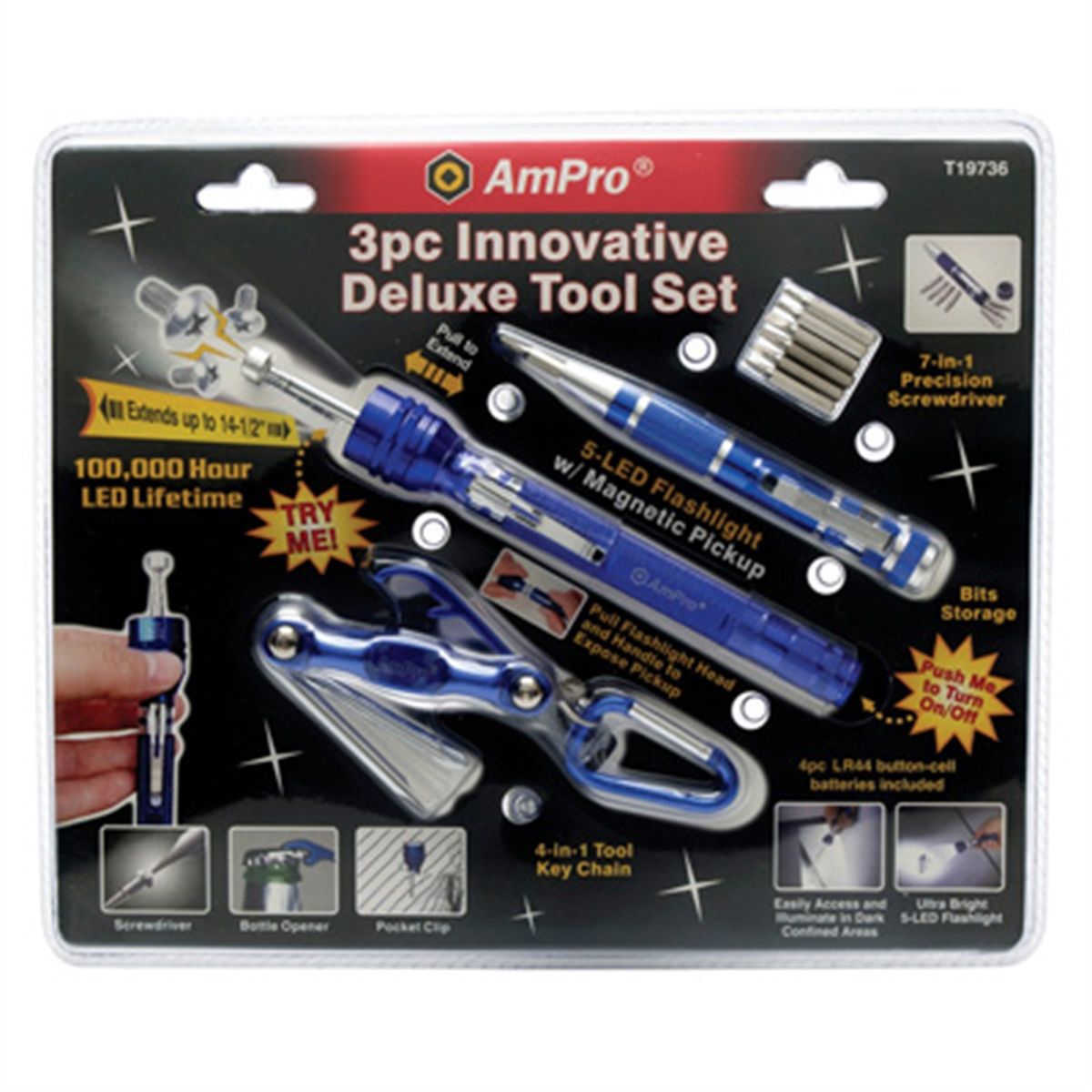 3pc innovative delux tool set