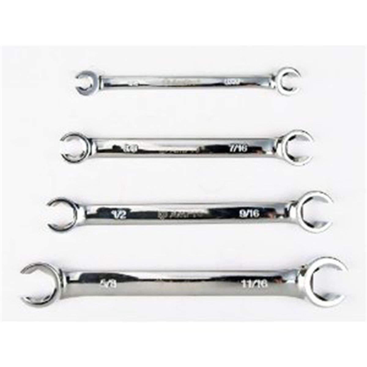 4 Pc Flare Nut Wrench Set SAE