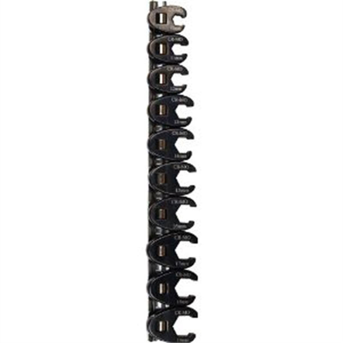 10pc 3/8" Crowfoot Wrench Set
