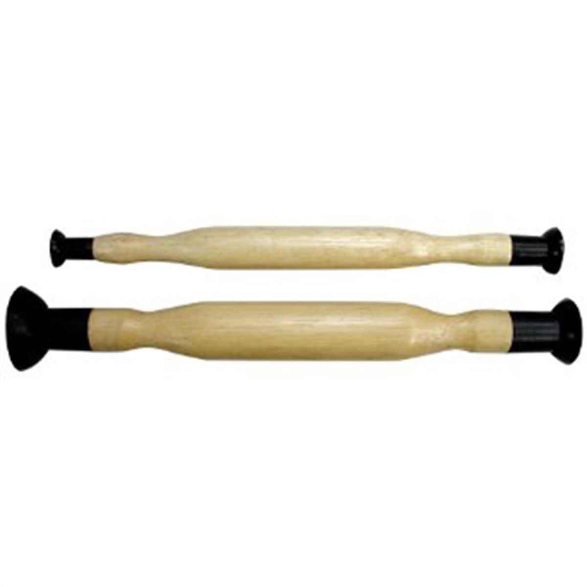 Suction Cup Set 2pc Wood Hdl