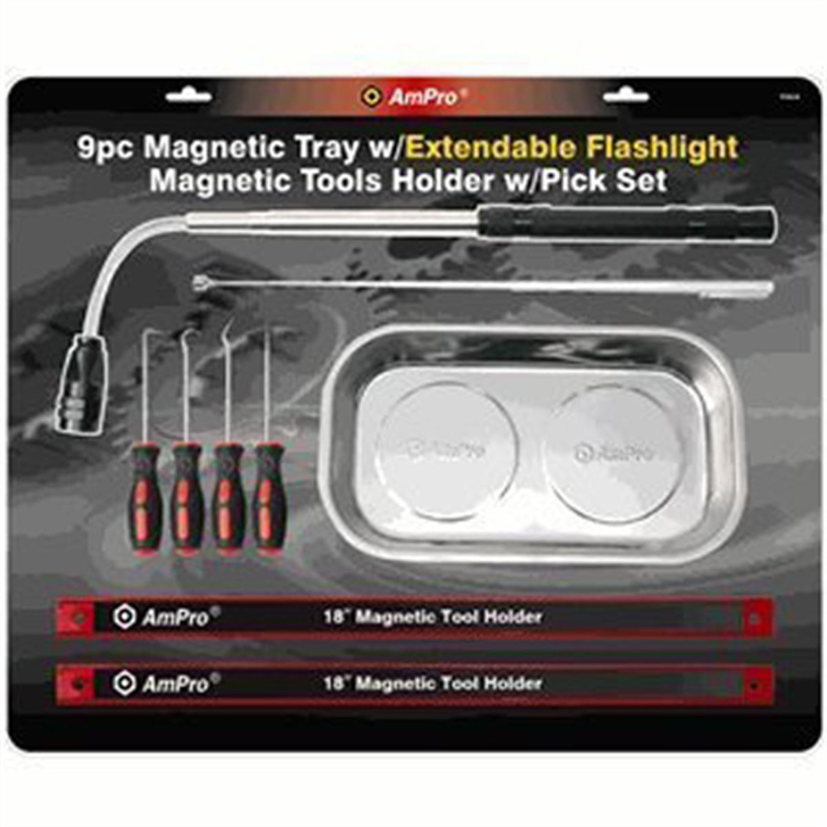 9pc magn tray/pickup tool/T197