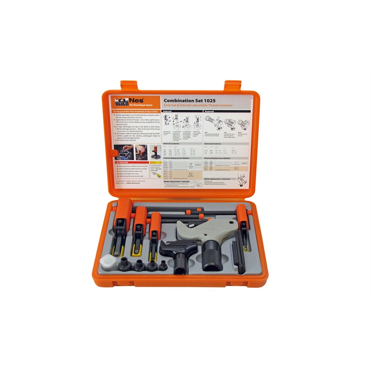 Combination Thread Repair Set - External 4-38mm 5/...