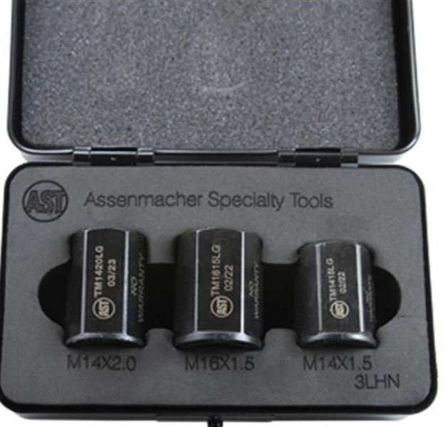 Assenmacher 3 Piece Long Hammer Nut Set