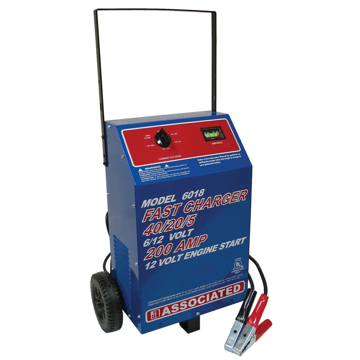 Heavy Duty Professional Fast Charger - 6/12 Volt - 40/20/5