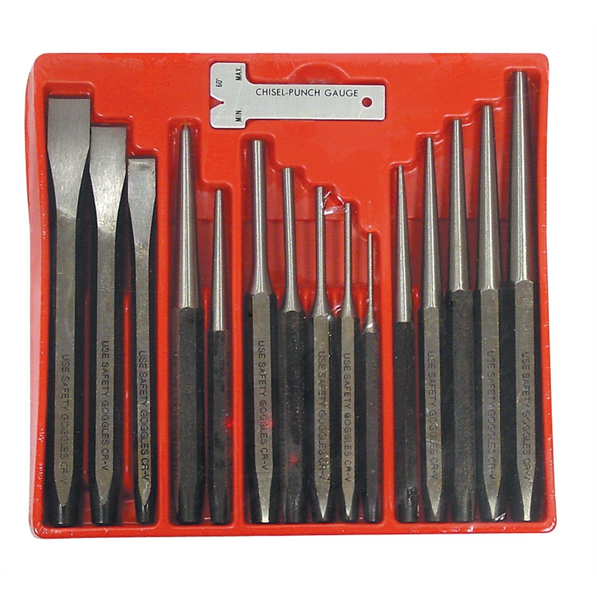 Punch & Chisel Set AST1600 16Pc Astro Pneumatic