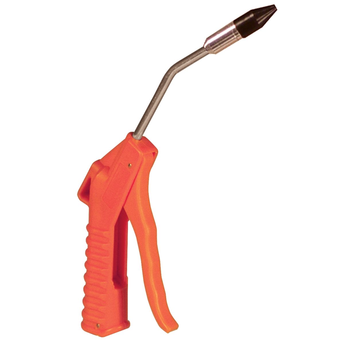 Deluxe 4 In Air Blow Gun w/ 1/2 In Removable Rubber Tip Orange