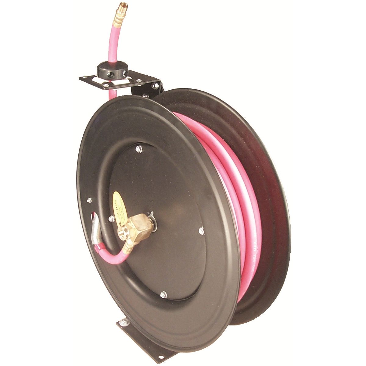 1/2" x 50' Deluxe Hose Reel - Automatic Rewind with Hose
