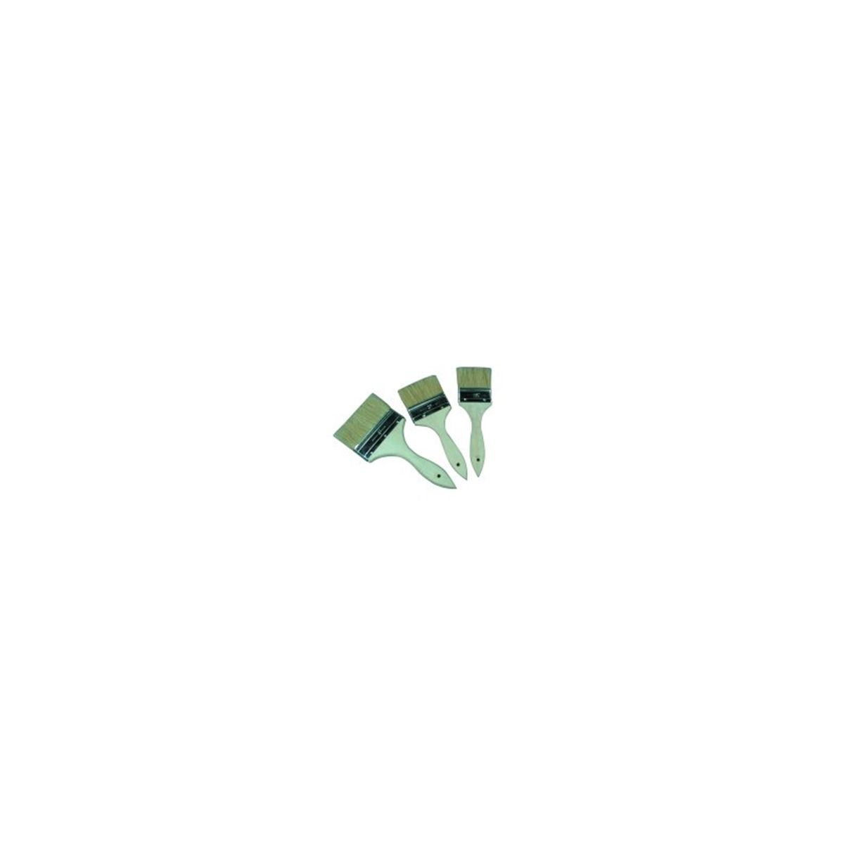 3 In Paint Brushes - 12/Box