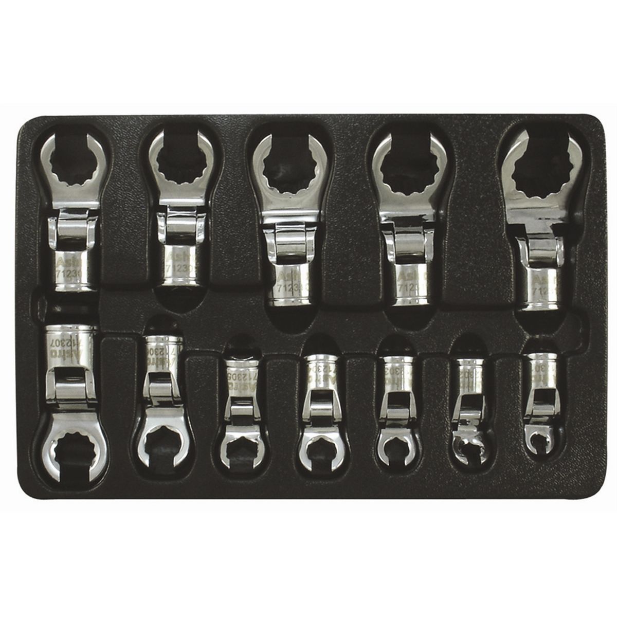 c. 3/8 In Drive 6 Point and 12 Point Offset Flexible Crowfo