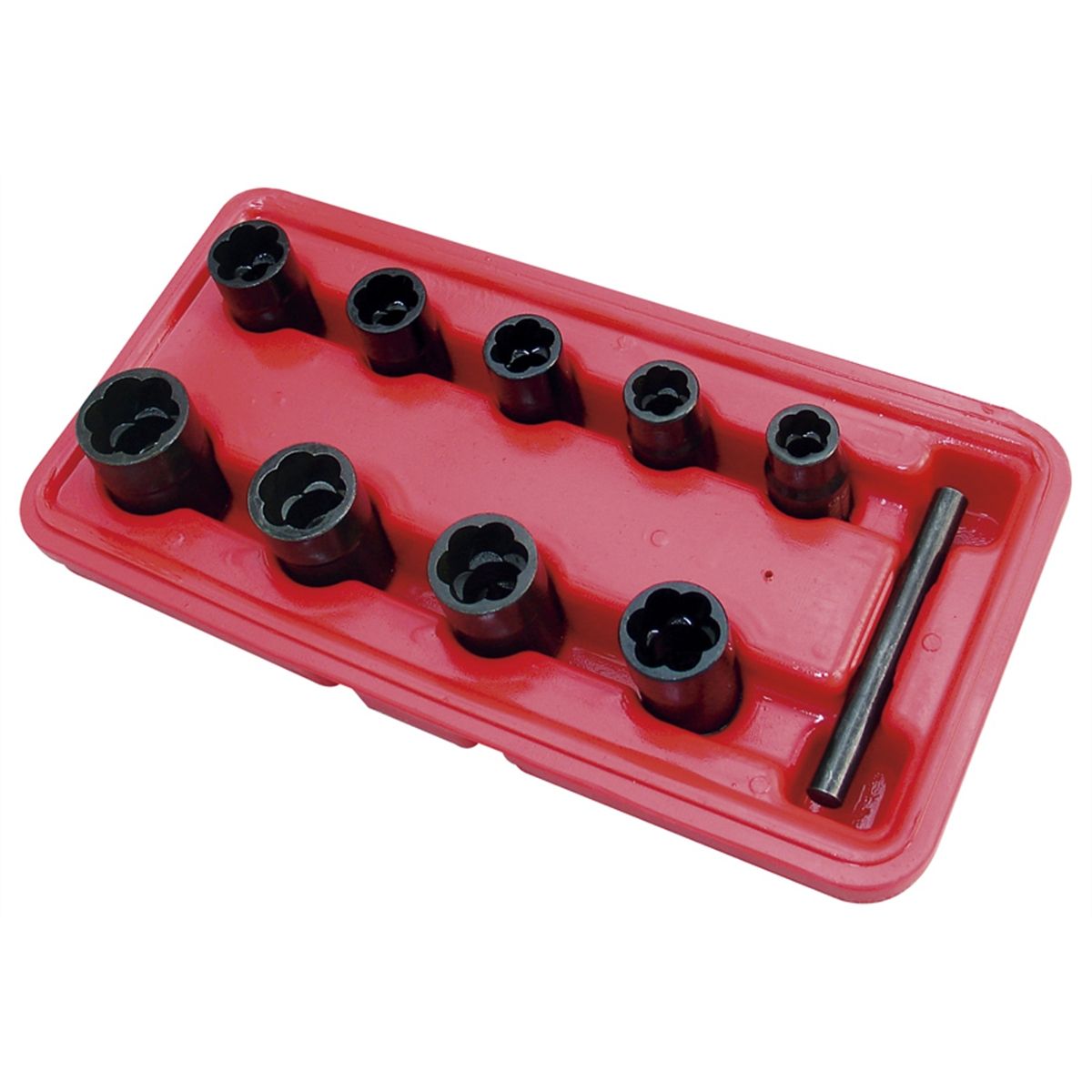 c. Twist Socket Damaged Fastener Remover Set - 9-Pc