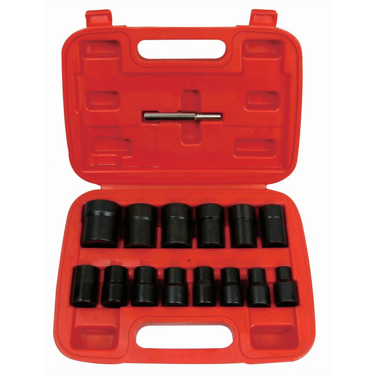 15pc 1/2" Drive Twist Damaged SAE/Metric Fastener