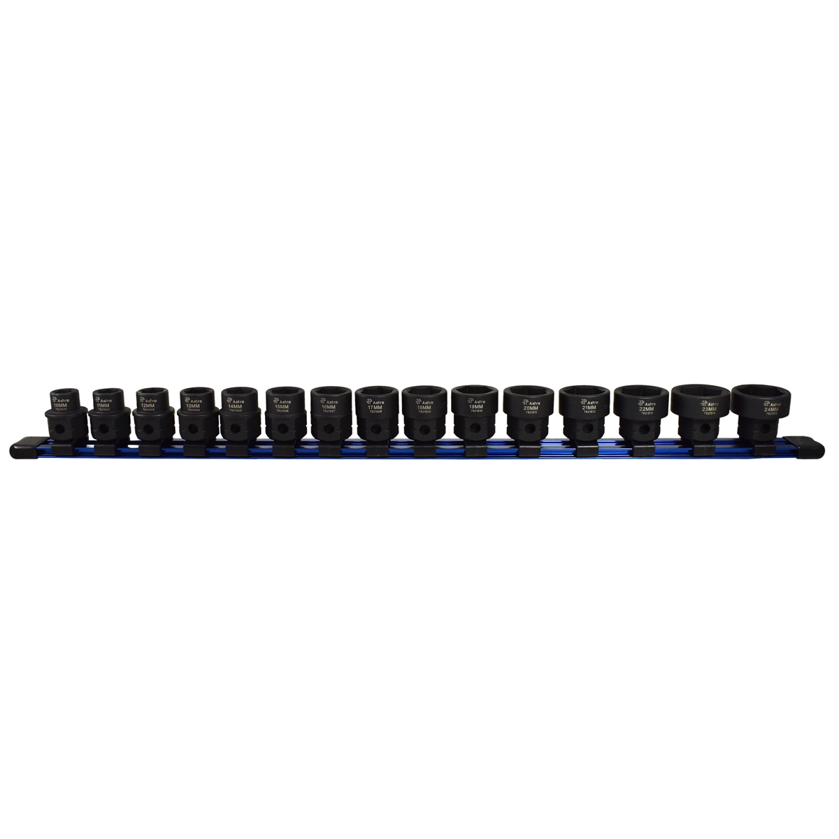 15PC 1/2" DRIVE NANO IMPACT SOCKETS - METRIC