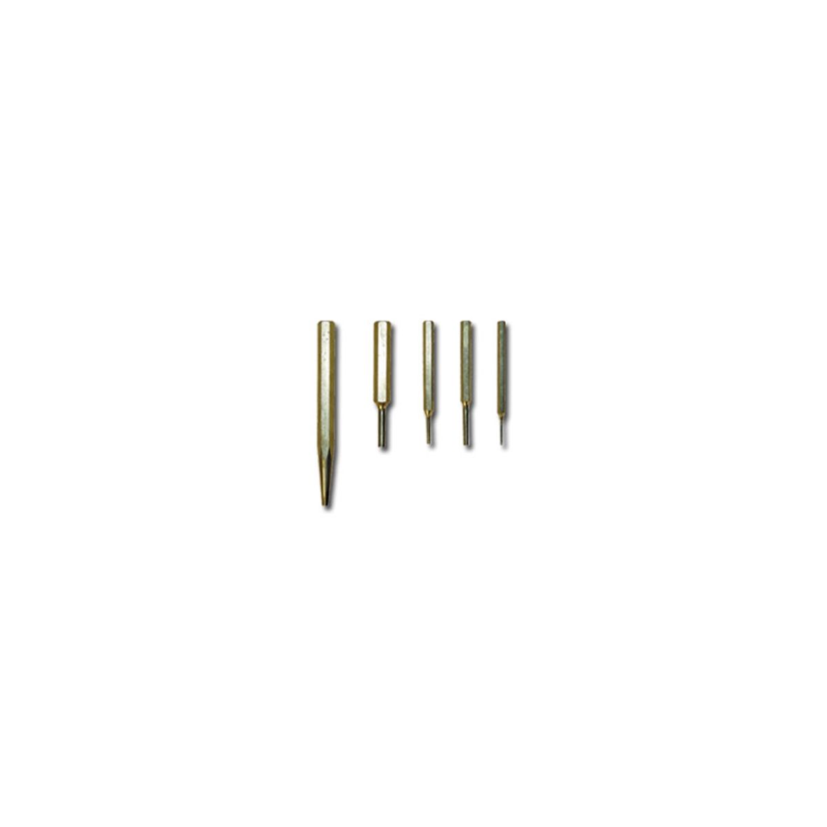 Brass Pin Punch Set - 6-Pc