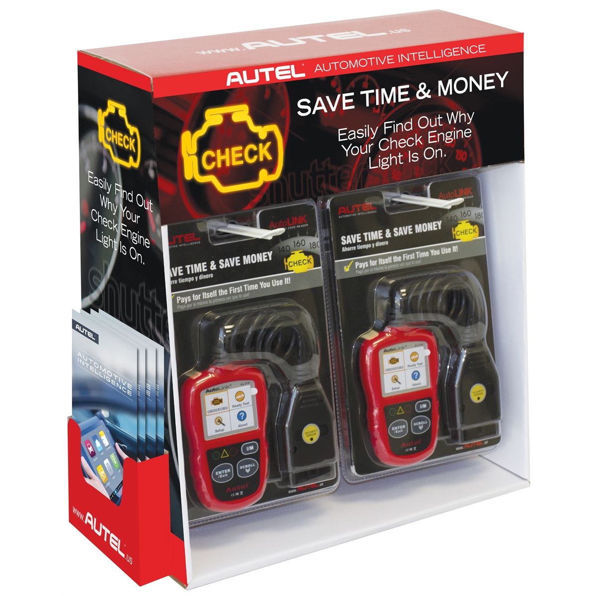 AL319 POP Display Box with 15 AL319 code readers