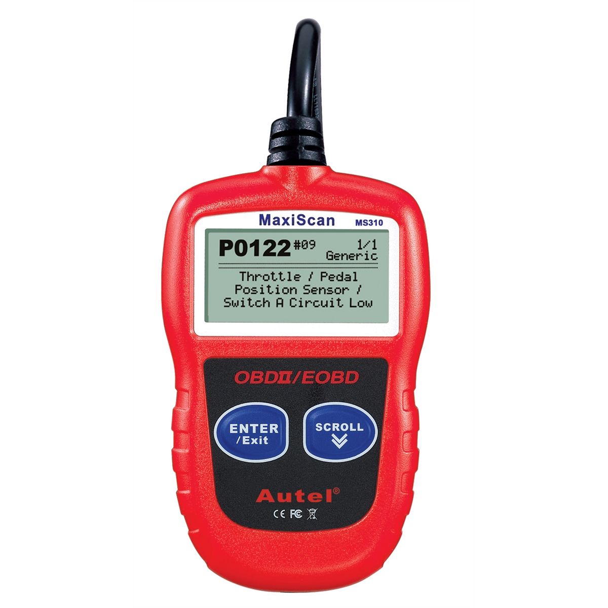 MaxiScan MS310 OBDII EOBD CAN Code Reader