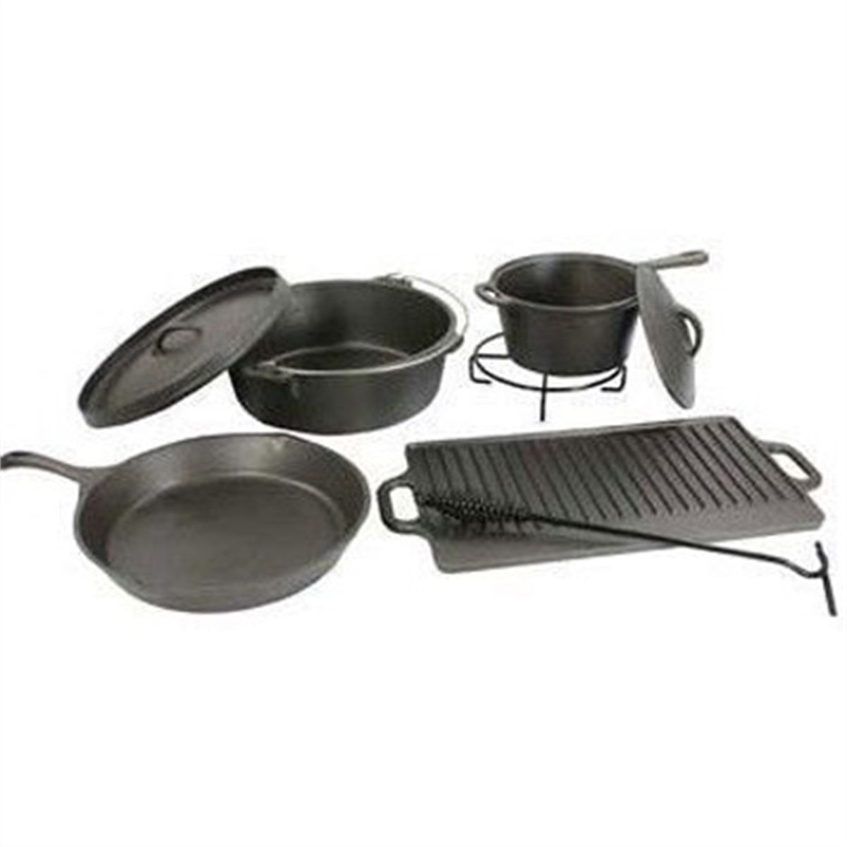8PC Cast iron cookware set