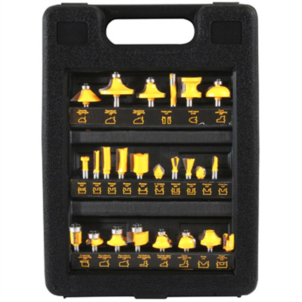 24 Piece Router Bit Set
