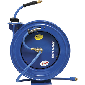 BLUBIRD AIR HOSE ON 18 GAUGE HEAVY DUTY REEL 3/8 I