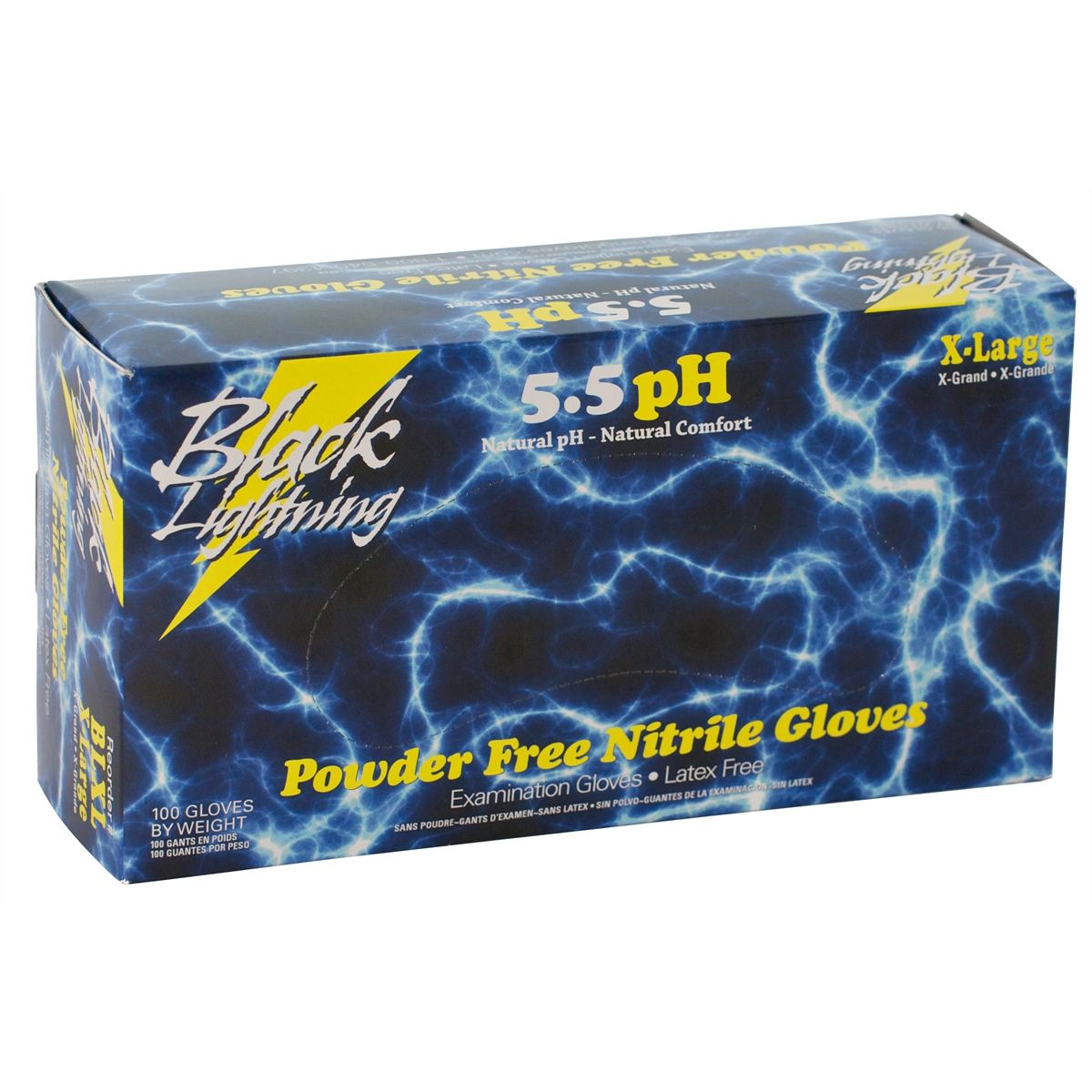 Atlantic Safety Products BL-M Black Lightning Powder Free Nitril