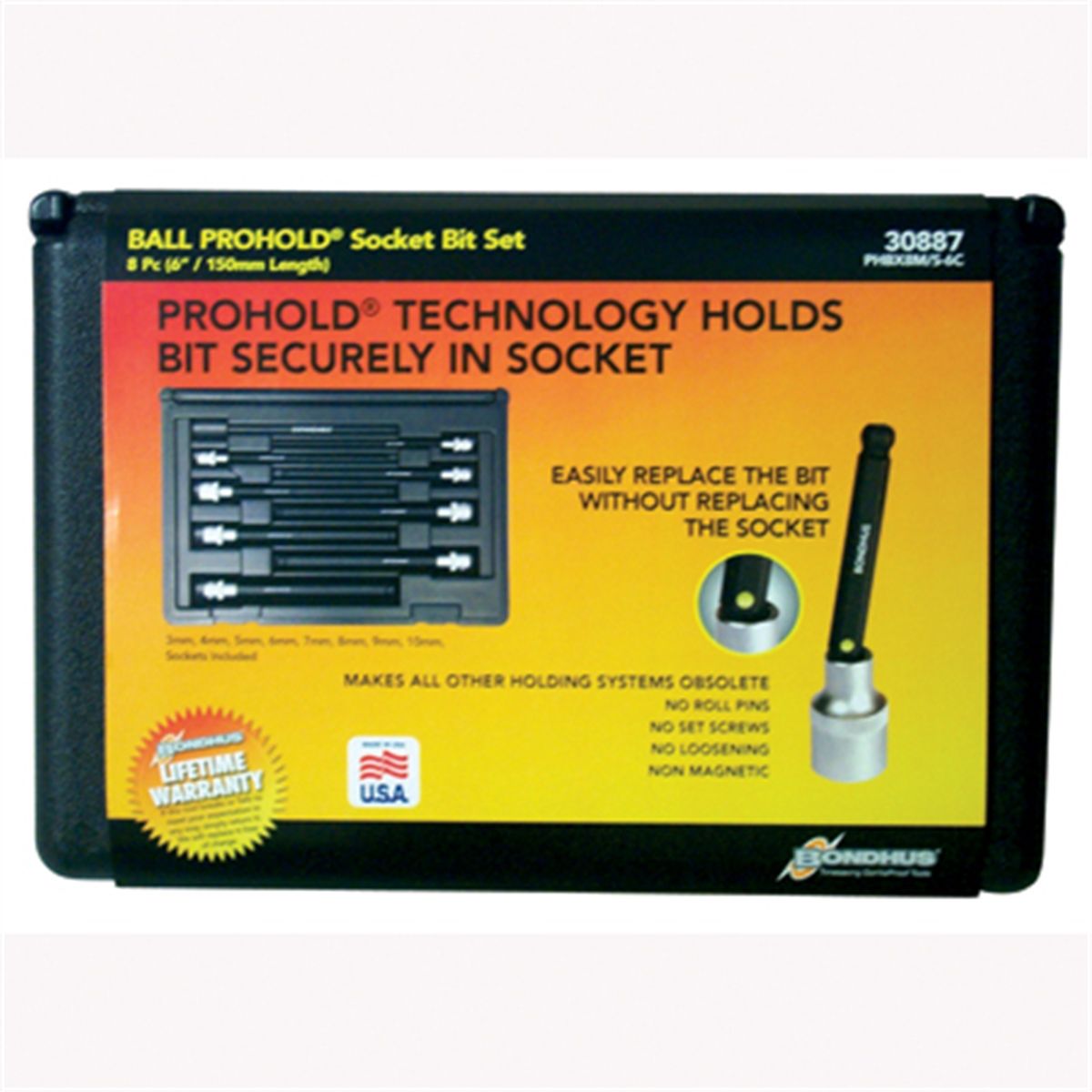 Set 8 ProHold Ball Bits 6" (3-
