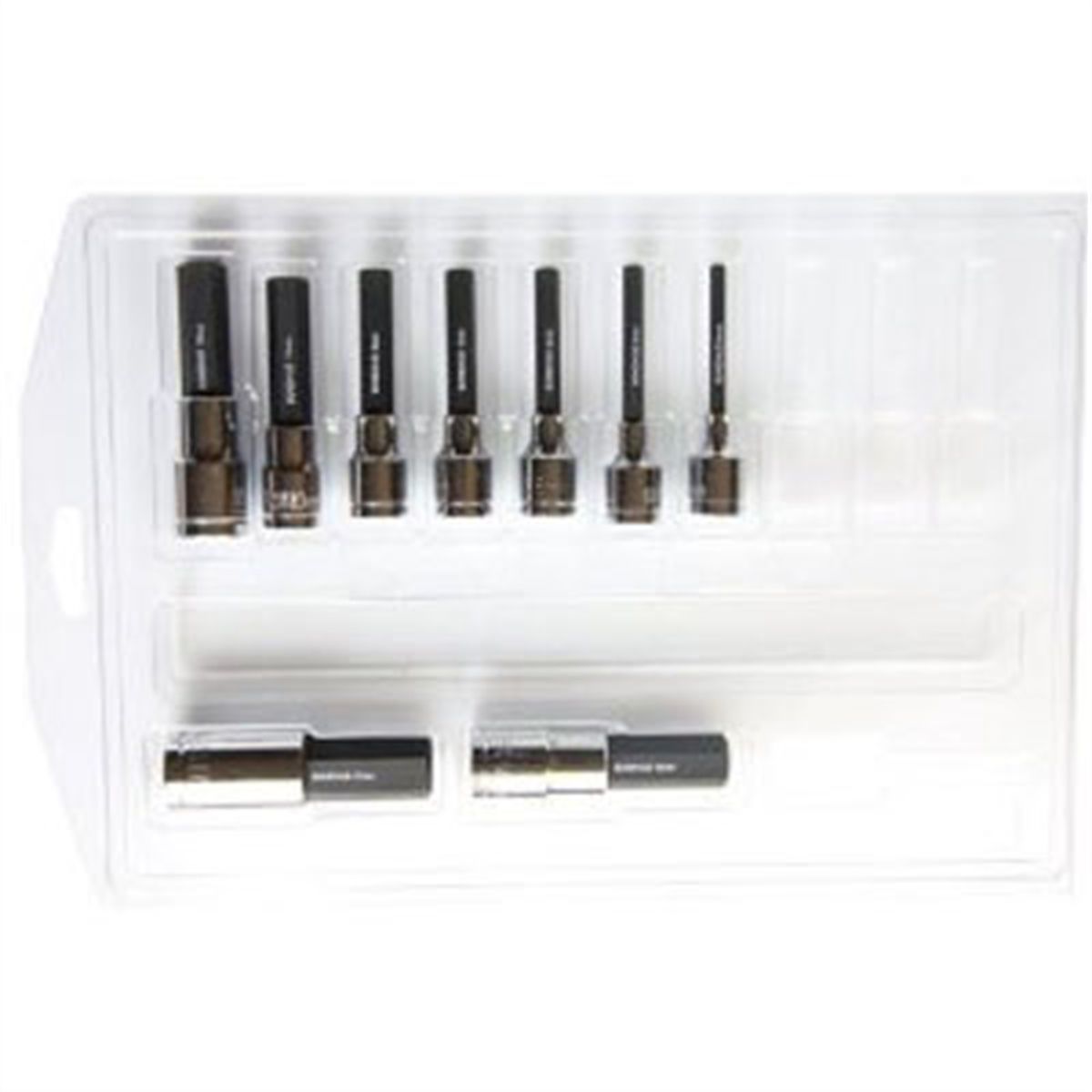 Hex Bit Set 9pc w/Skts Metric