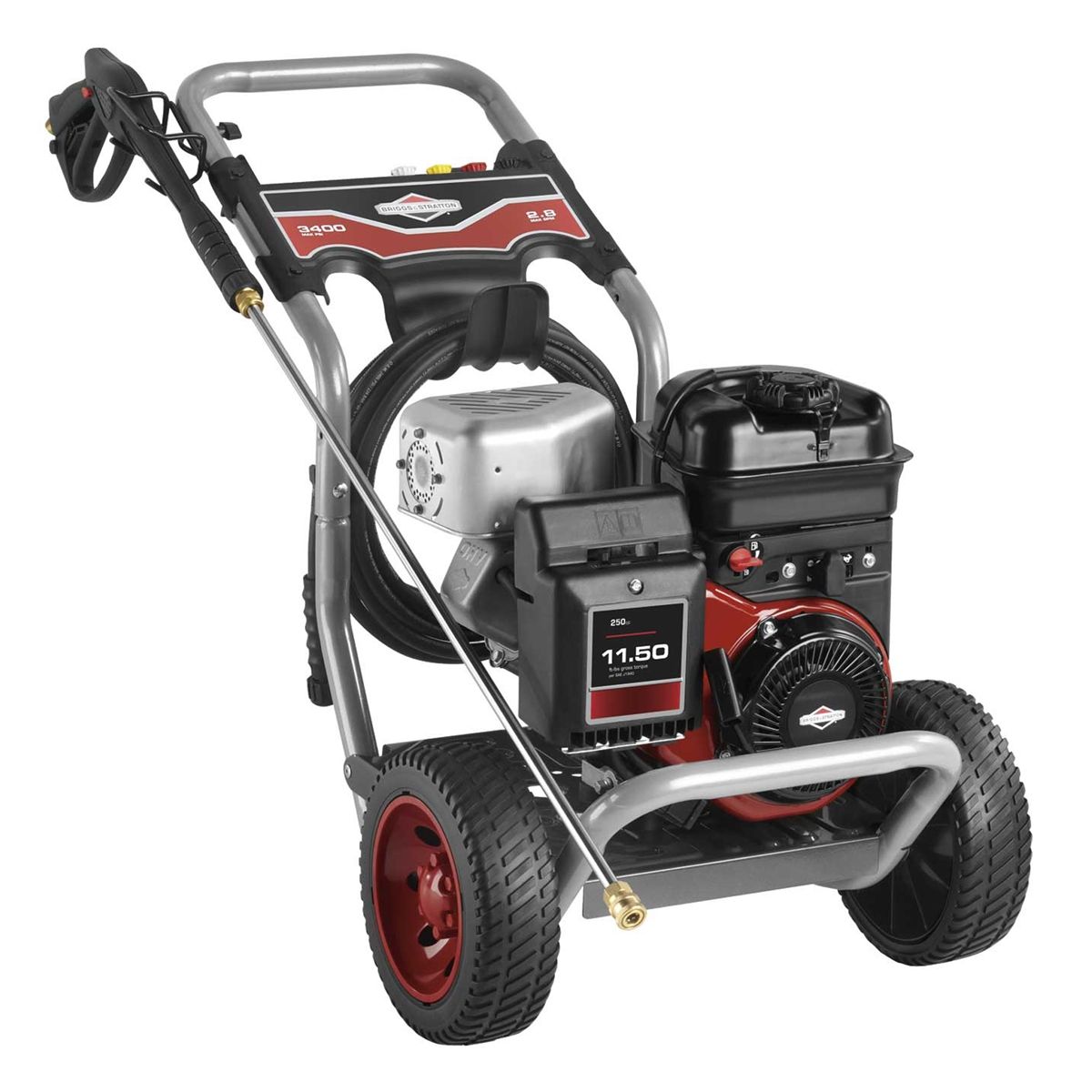 B&S Pressure Washer, 3400 PSI, 2.8 GPM