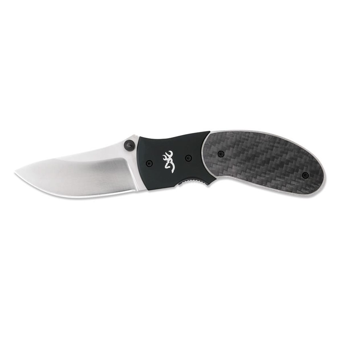 silver tipped folding knife