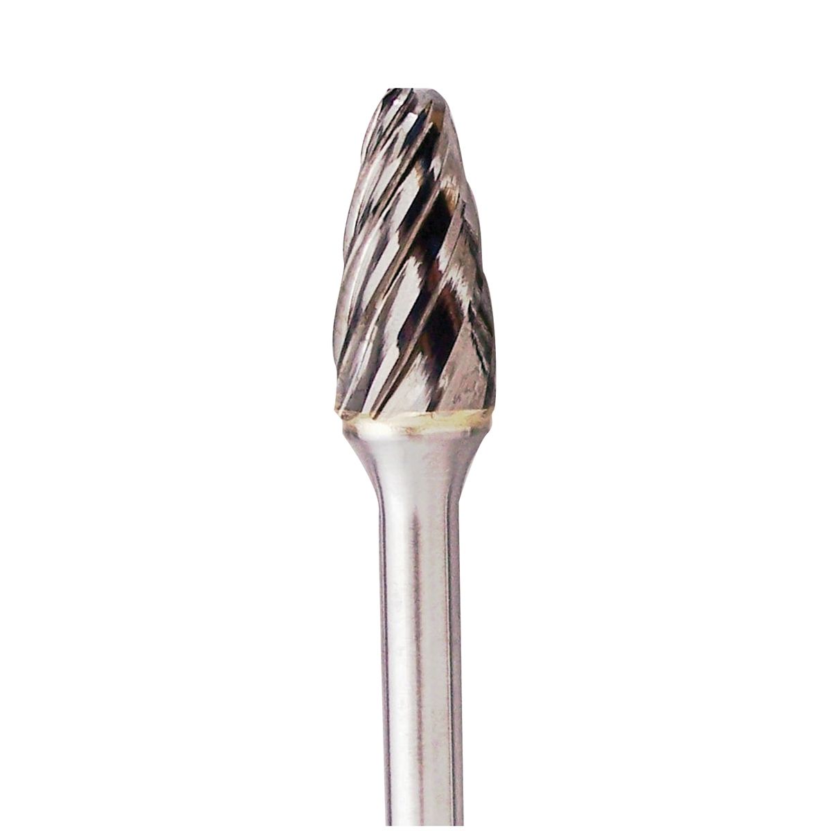 NF Carbide Bur, Tree Shape Radius End - 3/8 Dia x 3/4 L