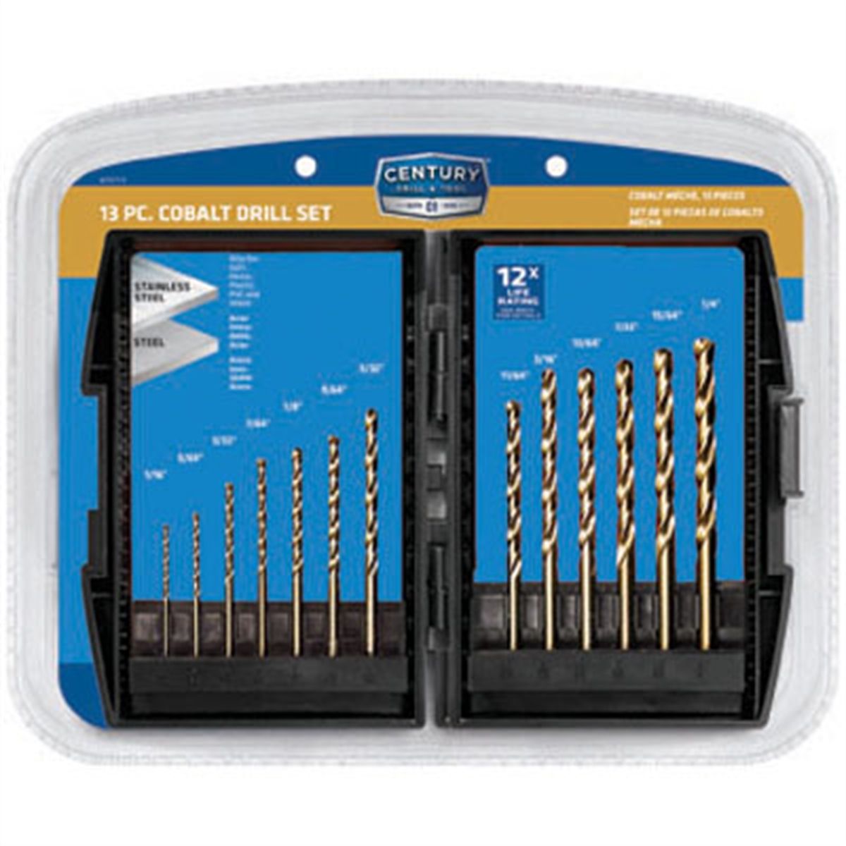 13PC COBALT HARDCASE SET