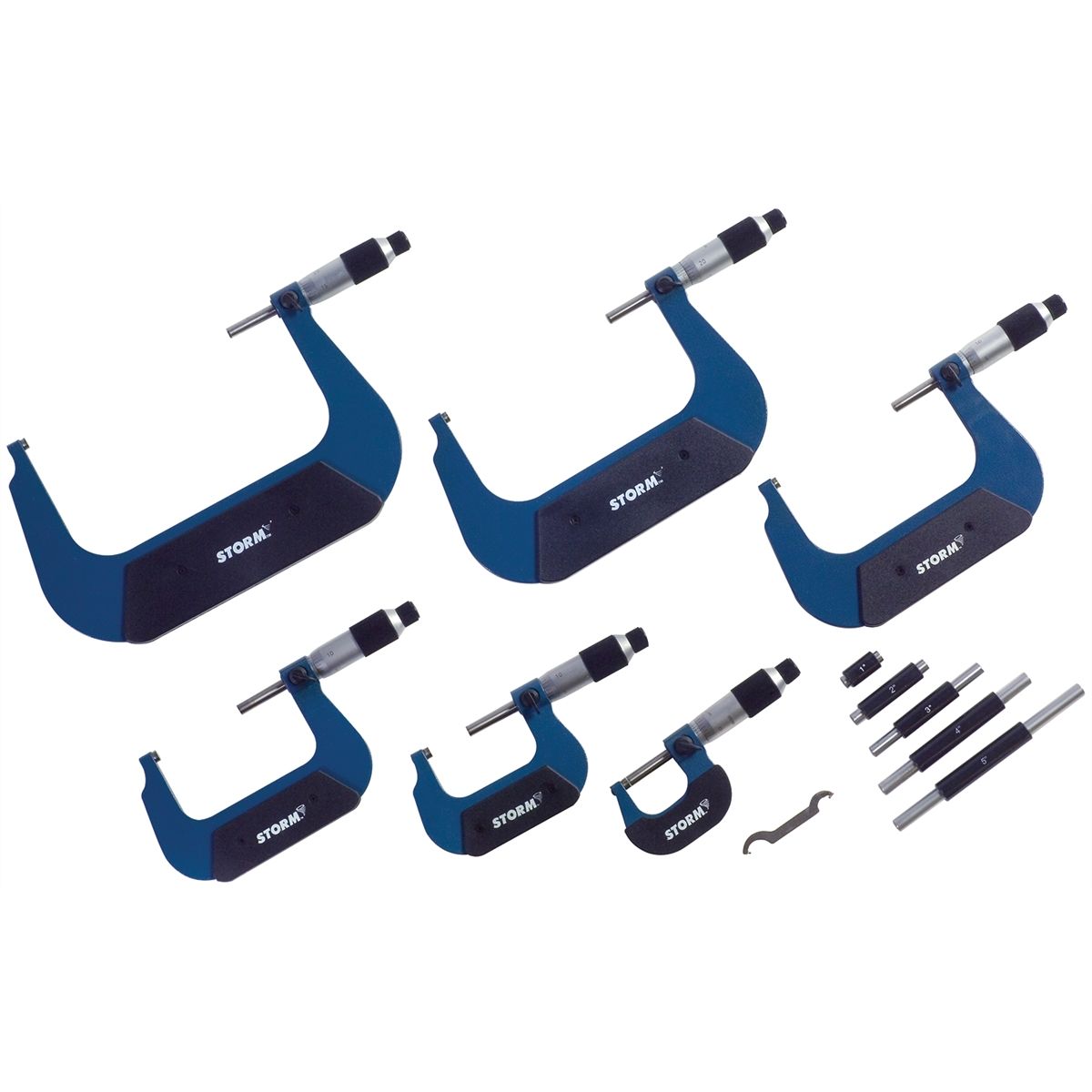 0-6" Conventional Micrometer 6 pc Set