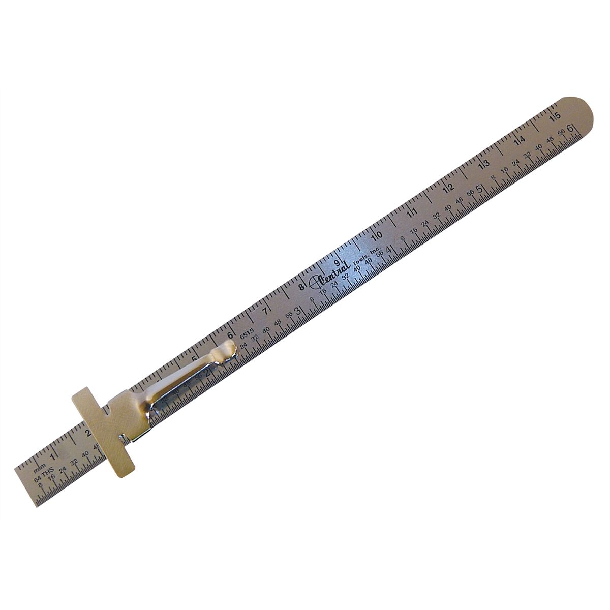 JOHNSON 7202 Rule,Pocket Clip,6 In 