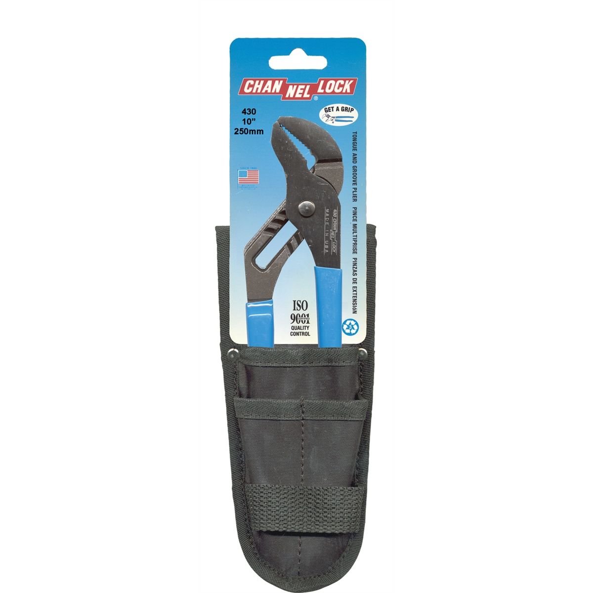 Tongue and Groove Plier w/ Holster - 10 In