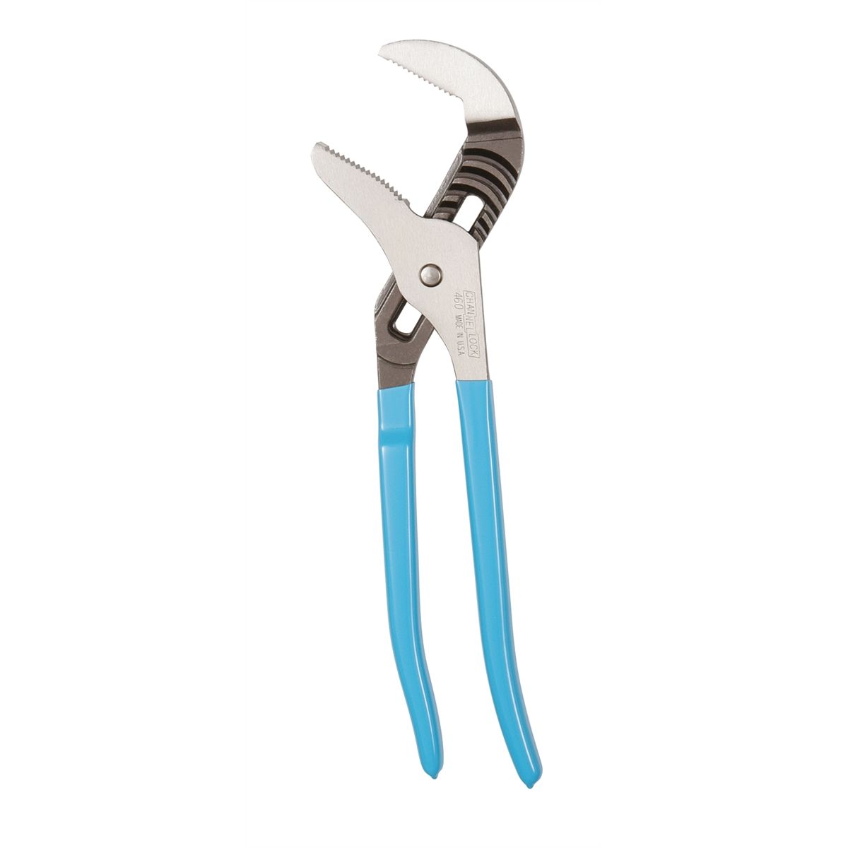 Tongue and Groove Pliers - 8 Adjustments - 4 1/4 In Cap - 16 In
