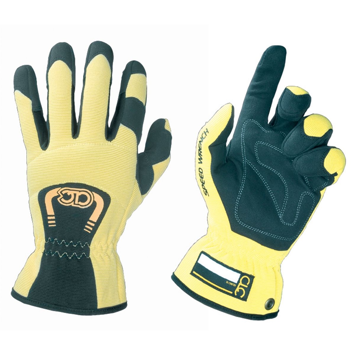 Speed Wrench Mechanic Glove - Yellow - Medium