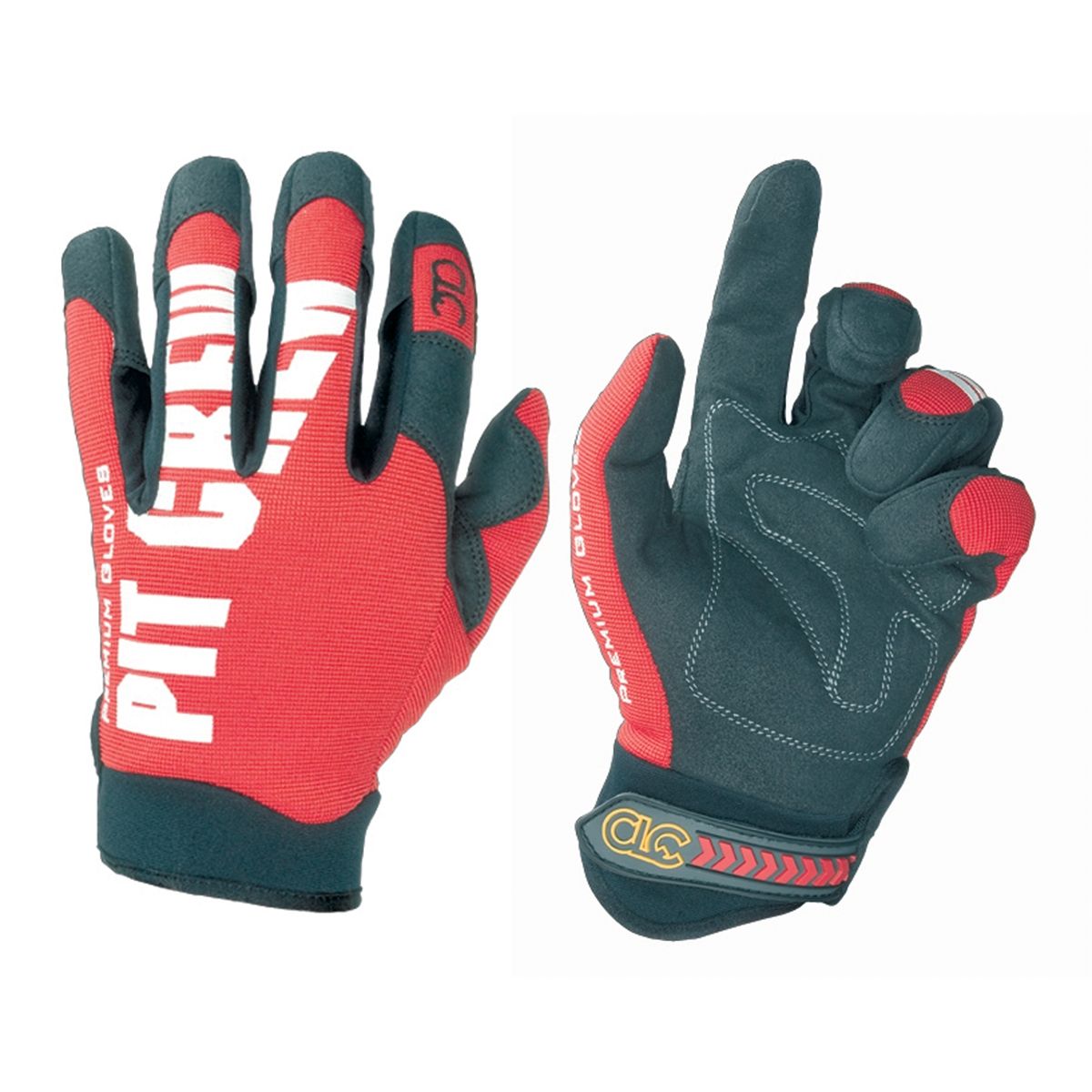 Pit Crew Mechanic Glove - Red - Medium