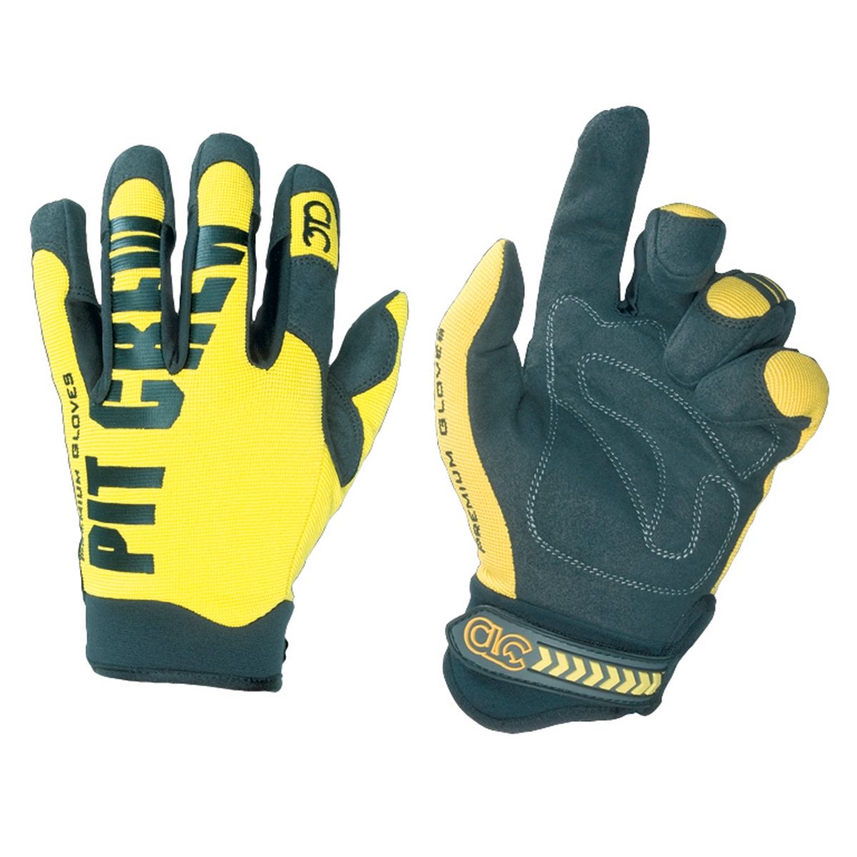 Pit Crew Mechanic Glove - Yellow - Medium